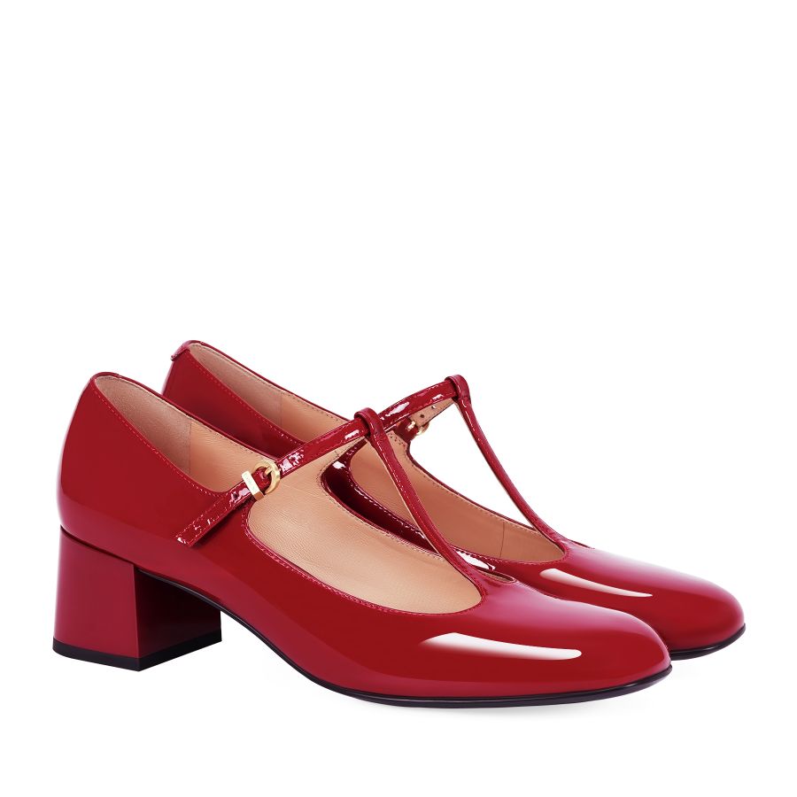 женские туфли Мэри Джейн EKONIKA EN01320CN-02-berry-25W, фото 2