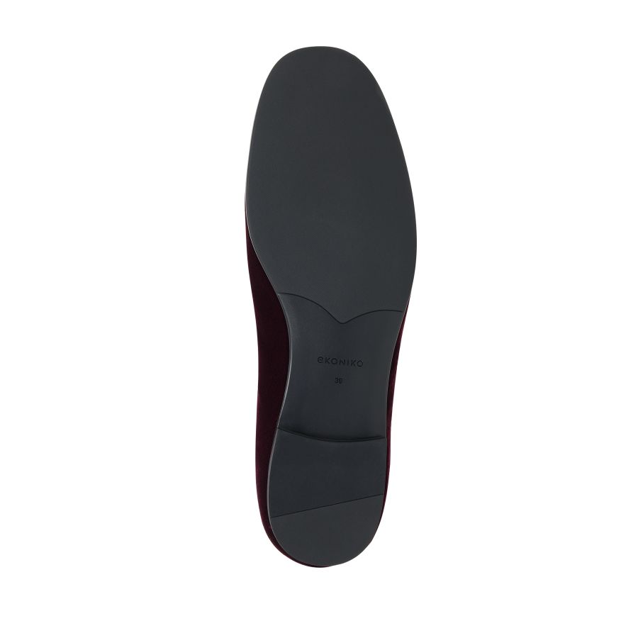 женские демисезонные лоферы EKONIKA EN01277CN-04-cherry-25W, фото 4