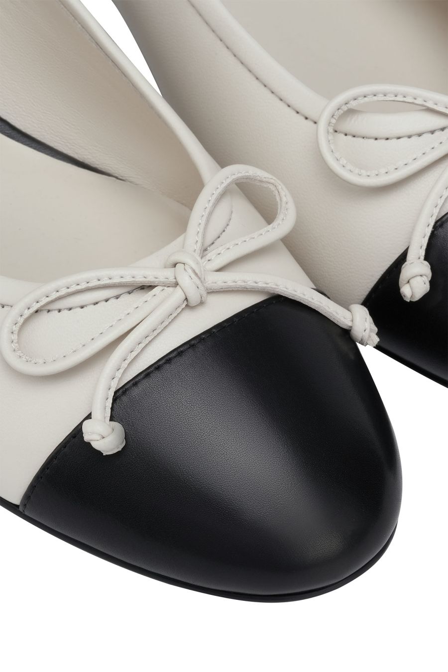 женские балетки EKONIKA PREMIUM PM00766CN-03-white-black-25S, фото 6