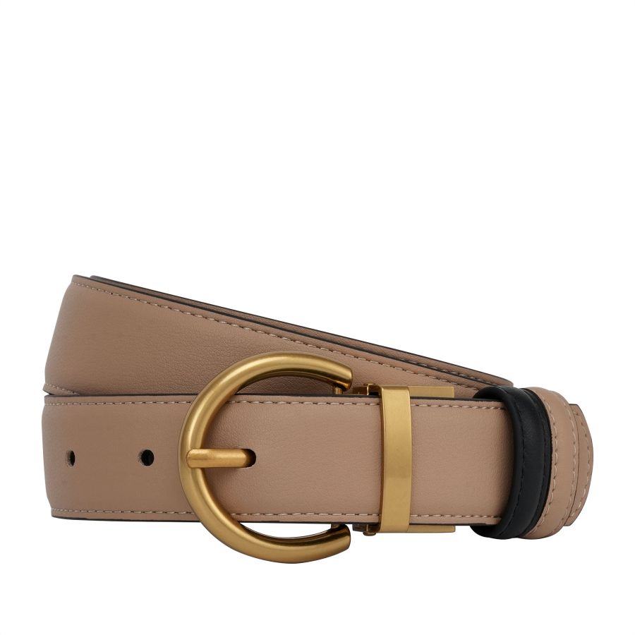женский ремень EKONIKA PREMIUM PM32537-black-beige-25S, фото 2