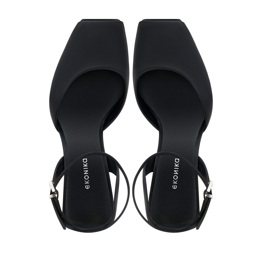 женские летние слингбэки EKONIKA EN01329CN-04-silver-black-26S, фото 3