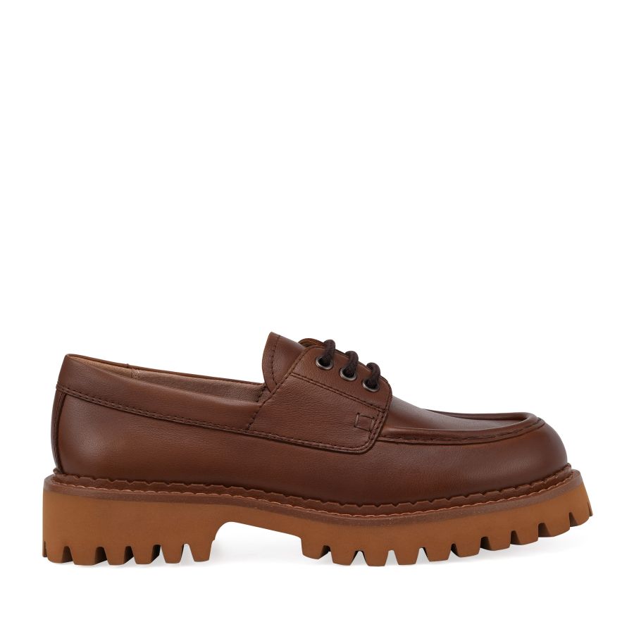 женские демисезонные топсайдеры EKONIKA EN01316CN-01-almond-25S, фото 1