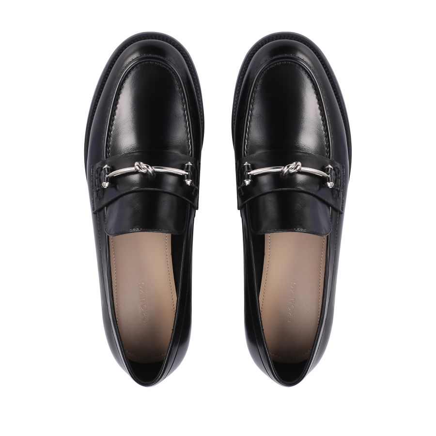 женские демисезонные лоферы EKONIKA EN01465CN-04-black-24L, фото 3