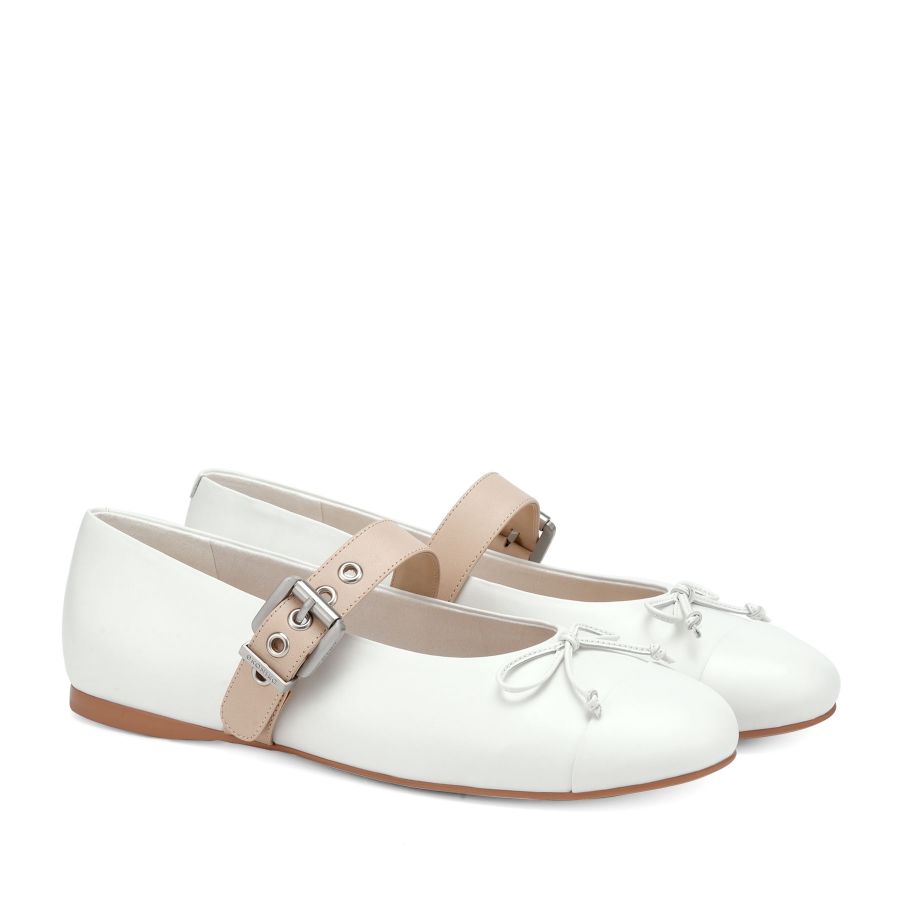 женские балетки Мэри Джейн EKONIKA EN01141CN-01-white-25S, фото 2