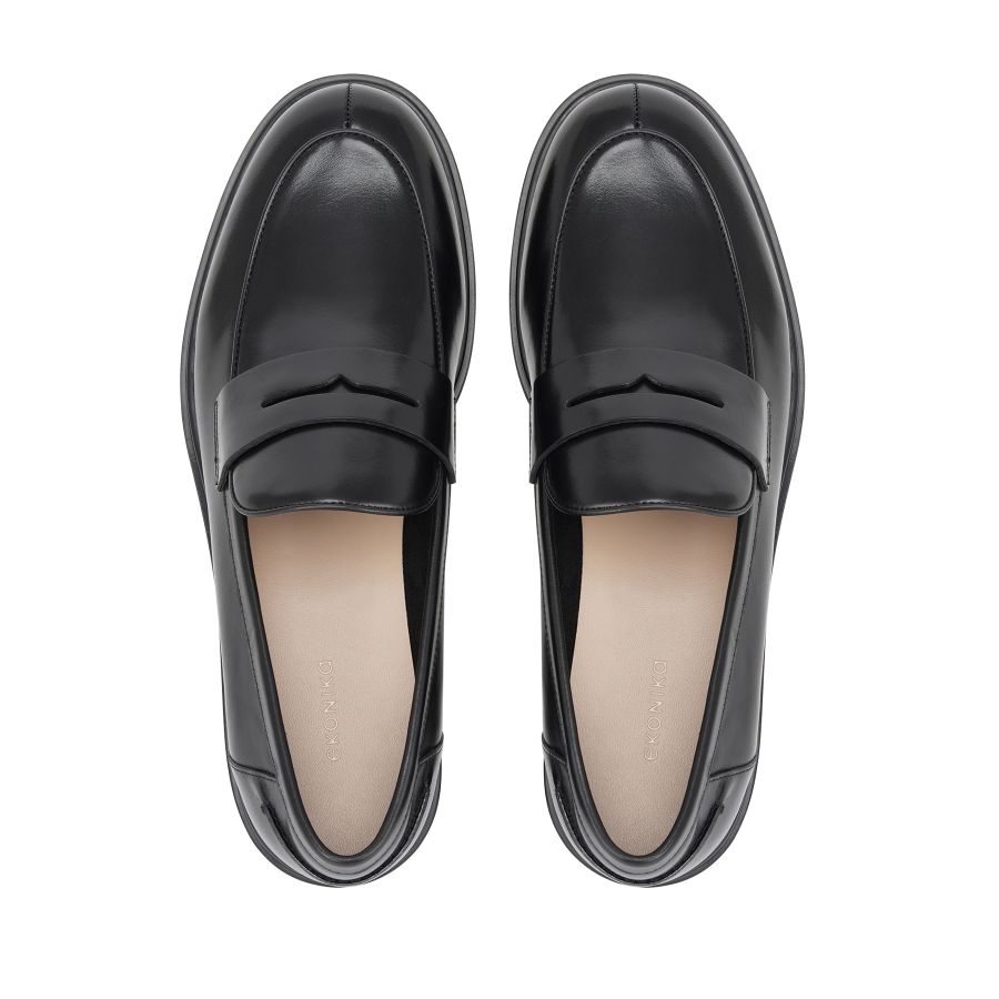 женские демисезонные лоферы EKONIKA EN00450CN-01-S-black-25W, фото 3