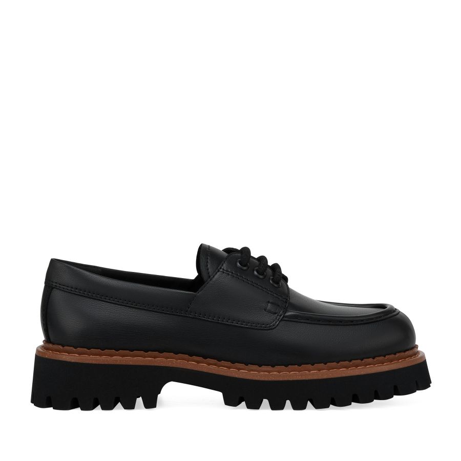 женские демисезонные топсайдеры EKONIKA EN01316CN-01-black-25S, фото 1
