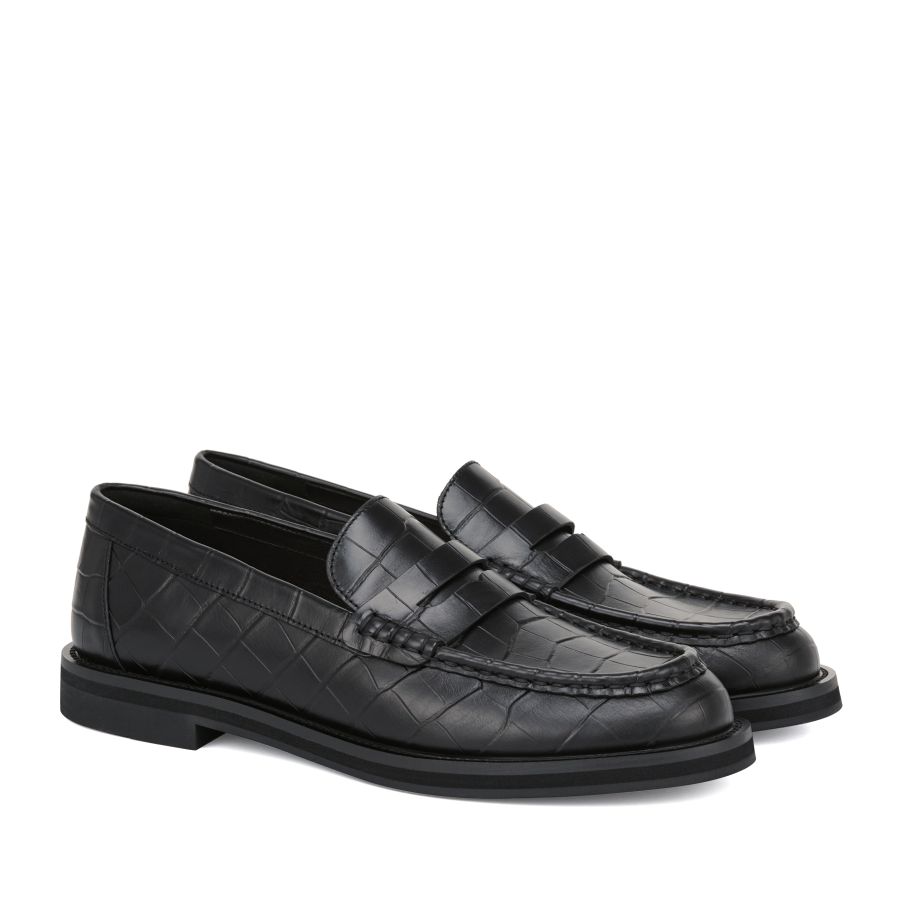 женские демисезонные лоферы EKONIKA EN01341CN-03-black-25W, фото 2