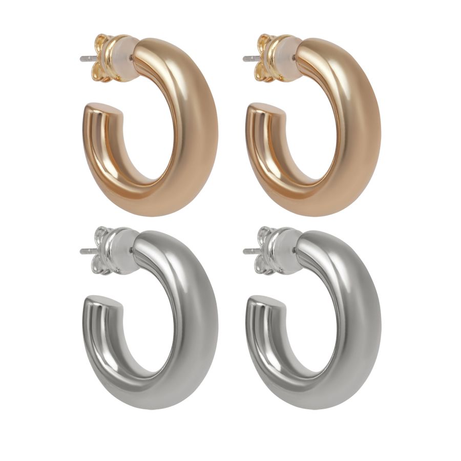 женские серьги EKONIKA EN49401-silver-gold-25S, фото 1