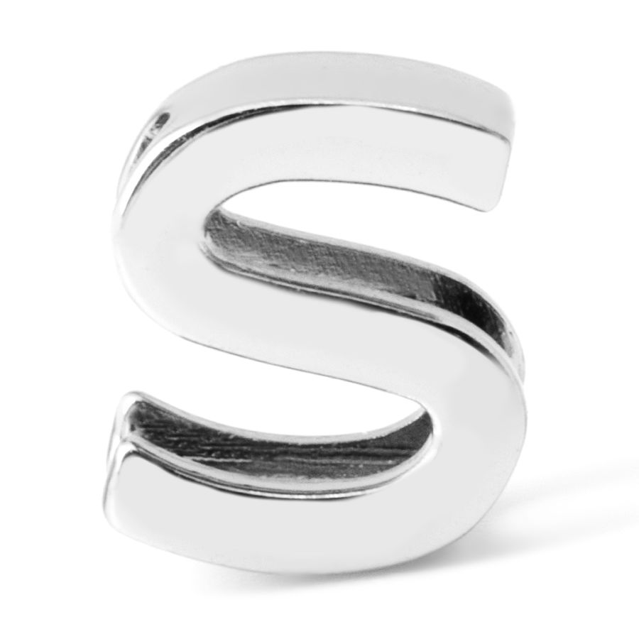 подвеска маленькая буква S EKONIKA EN-S-small-silver-UNI, фото 1