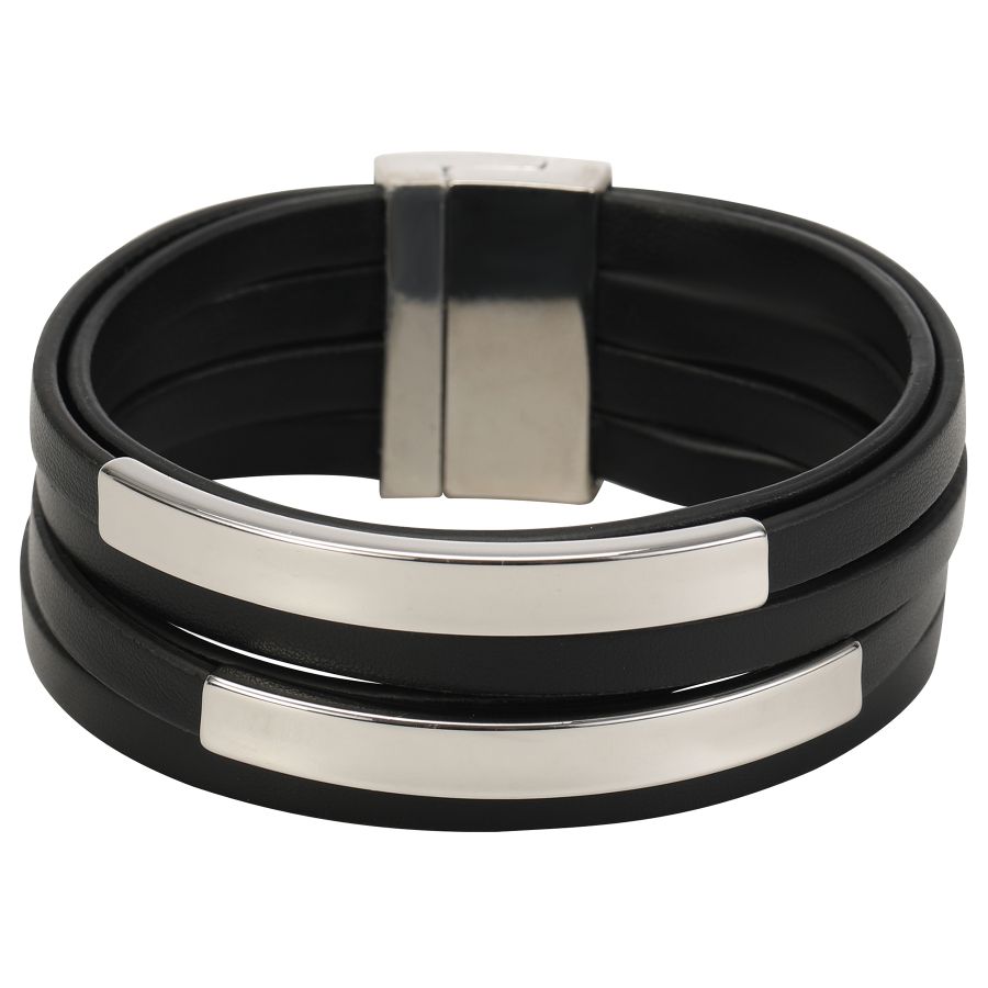 женский браслет EKONIKA EN40715-black-silver-22L, фото 2