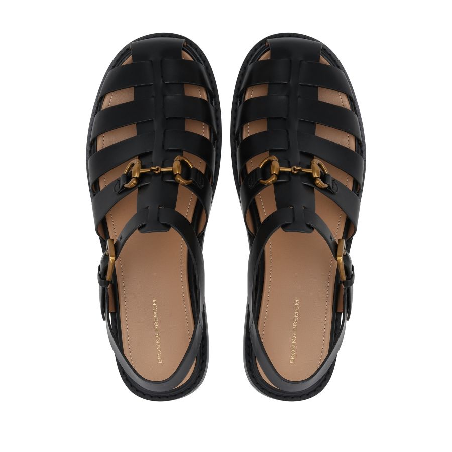 женские сандалии EKONIKA PREMIUM PM00258CN-03-black-25S, фото 3