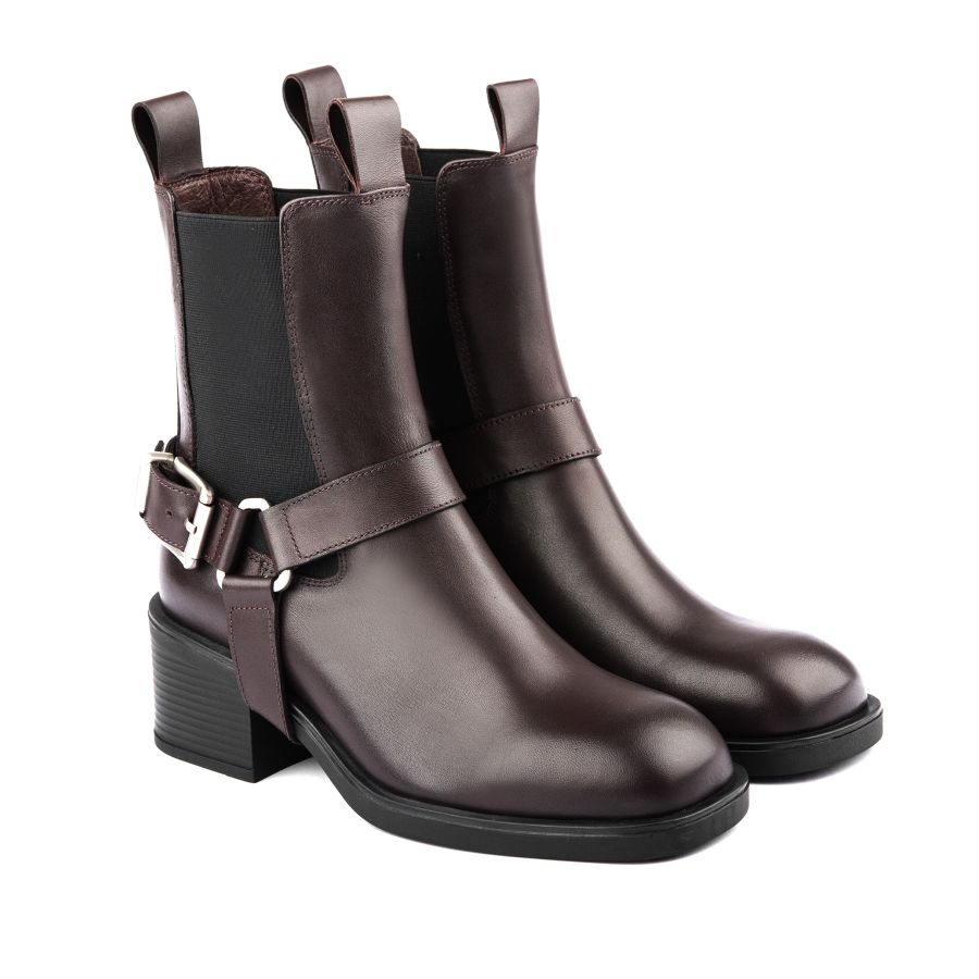 женские демисезонные челси EKONIKA EN01054TR-22-dk.brown-24W, фото 2