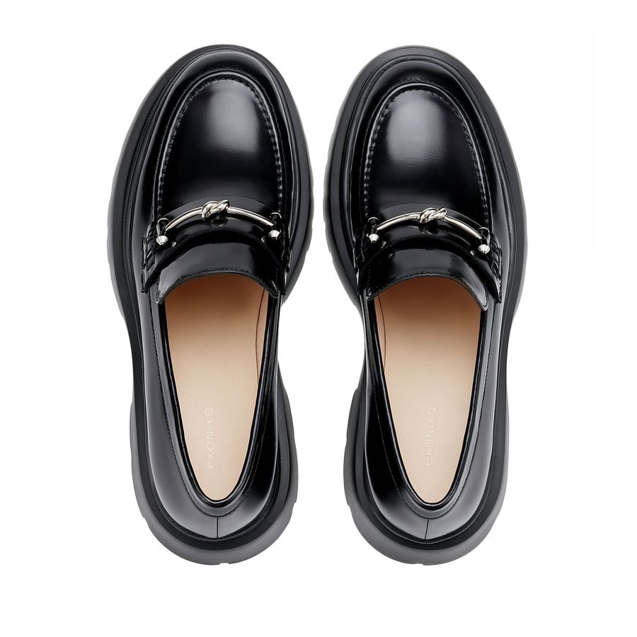 женские демисезонные лоферы EKONIKA EN00750CN-02-black-25S, фото 3
