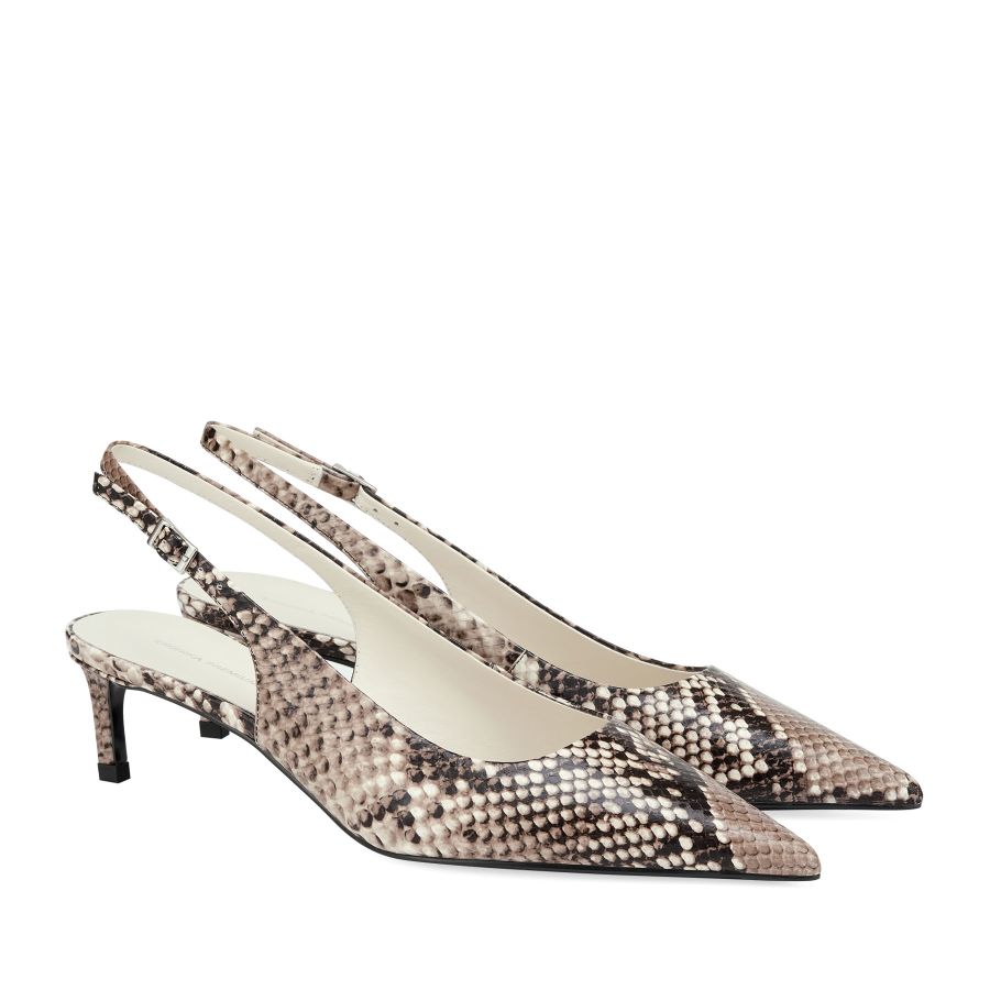 женские туфли слингбэки EKONIKA PREMIUM PM01068CN-04-snake.brown-25S, фото 2