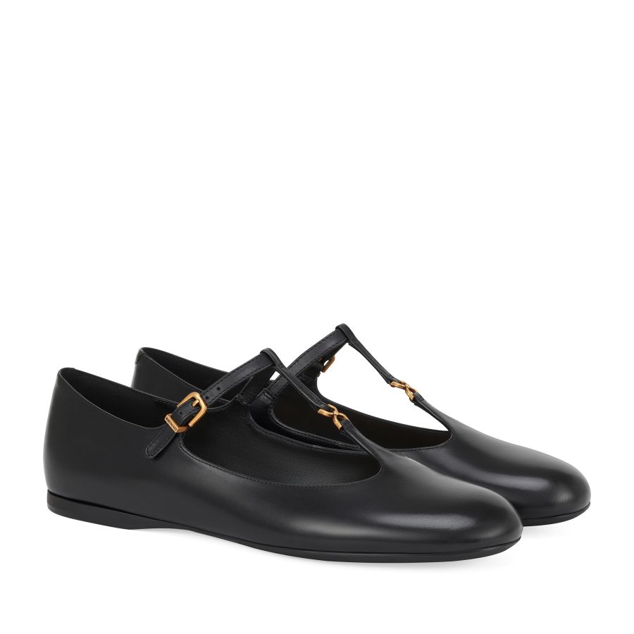 женские балетки Мэри Джейн EKONIKA EN01156CN-04-black-25W, фото 2
