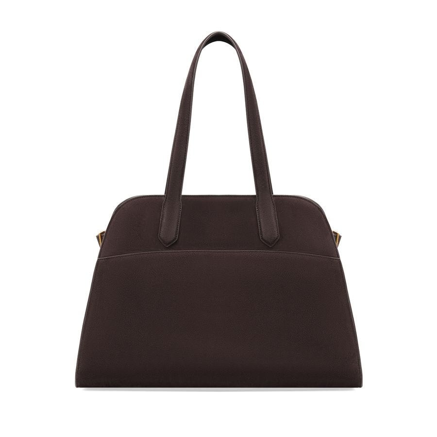 женский шоппер и кошелек (комплект) EKONIKA PREMIUM PM38358-1-coffee-24W, фото 1