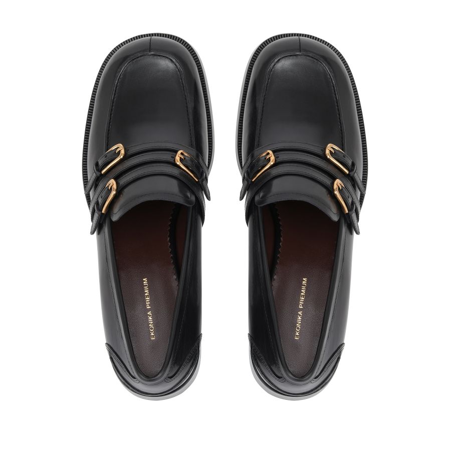 женские демисезонные лоферы EKONIKA PREMIUM PM01387CN-02-black-25W, фото 3