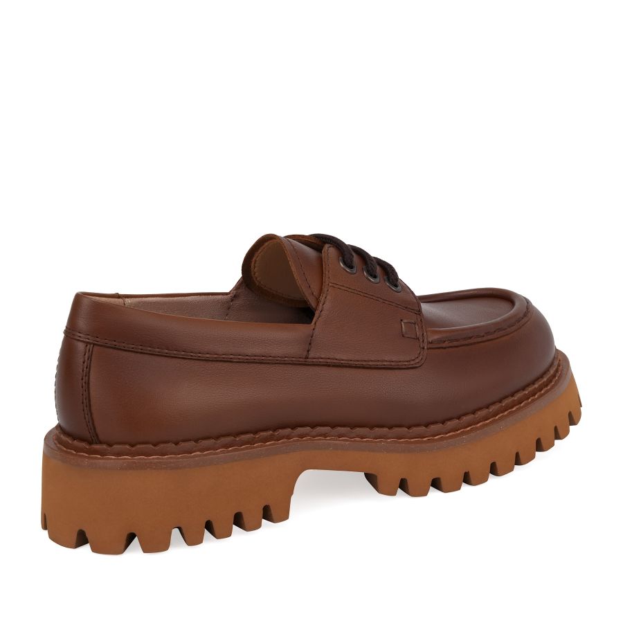 женские демисезонные топсайдеры EKONIKA EN01316CN-01-almond-25S, фото 5
