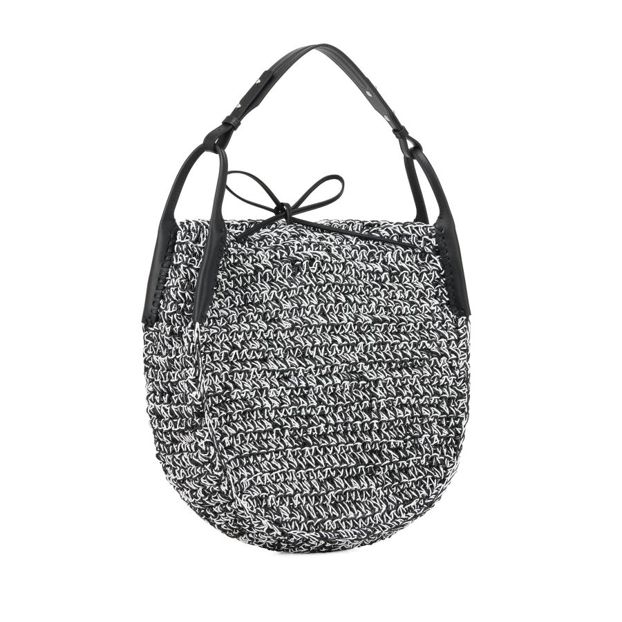 женская сумка-хобо EKONIKA EN39415CN-01-white-black-25S, фото 2