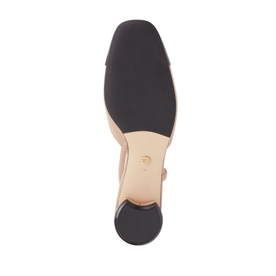 женские балетки слингбэки EKONIKA PREMIUM PM01171CN-03-beige-black-25S, фото 4