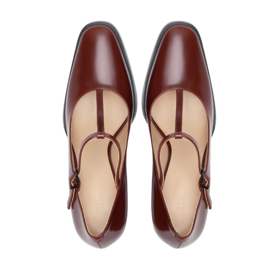 женские туфли Мэри Джейн EKONIKA EN00080CN-04-browny-24W, фото 3