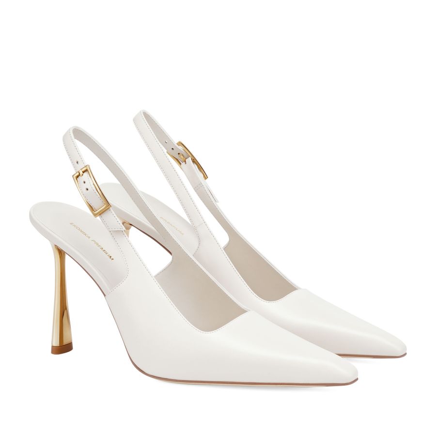 женские туфли слингбэки EKONIKA PREMIUM PM01023CN-02-off.white-25S, фото 2