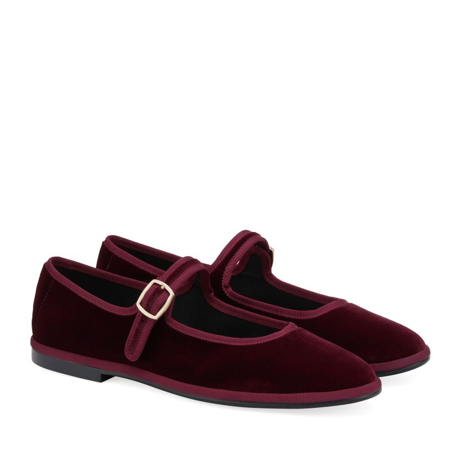 женские балетки Мэри Джейн EKONIKA EN01205CN-04-cherry-25S, фото 2