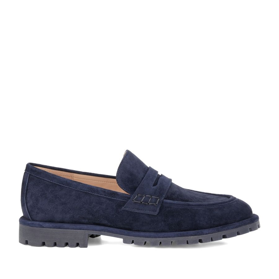 женские демисезонные лоферы EKONIKA EN01494CN-01-navy-25W, фото 1
