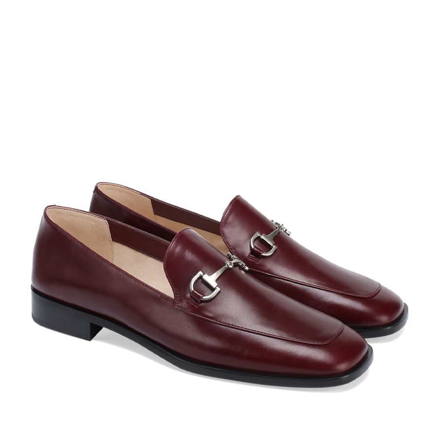 женские демисезонные лоферы EKONIKA EN00779CN-06-cherry-24W, фото 2