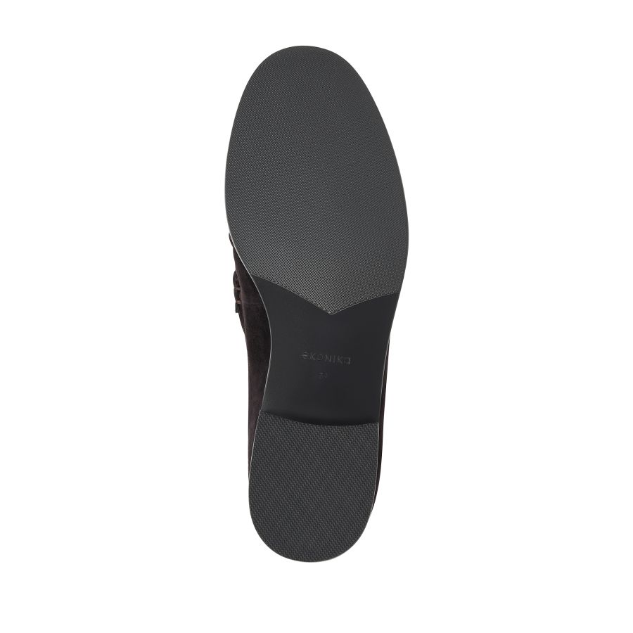 женские демисезонные лоферы EKONIKA EN01154CN-03-dk.brown-25W, фото 4