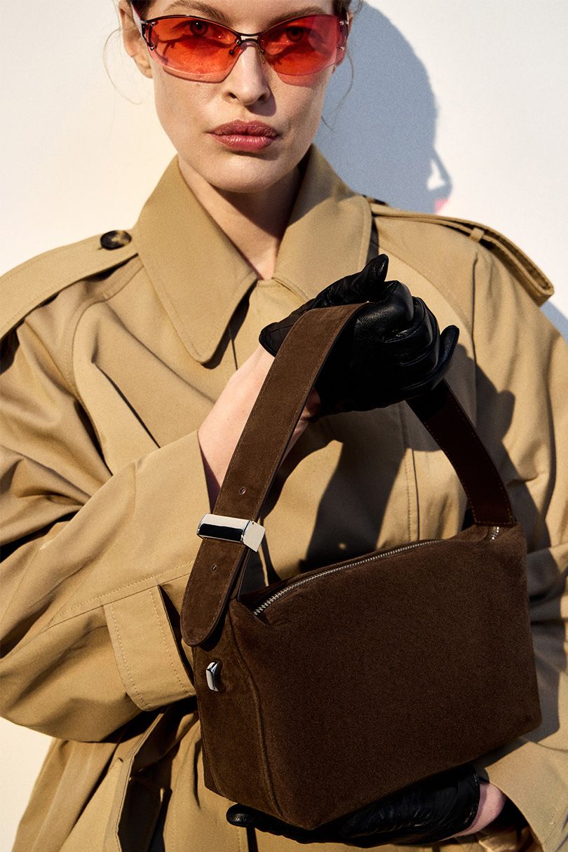 женская сумка-багет EKONIKA PREMIUM PM38293CN-02-mocca-25S, фото 6
