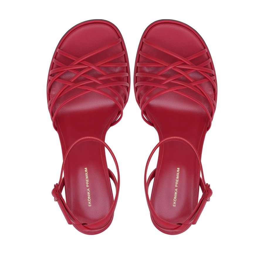 женские босоножки EKONIKA PREMIUM PM01069CN-02-red-25S, фото 3