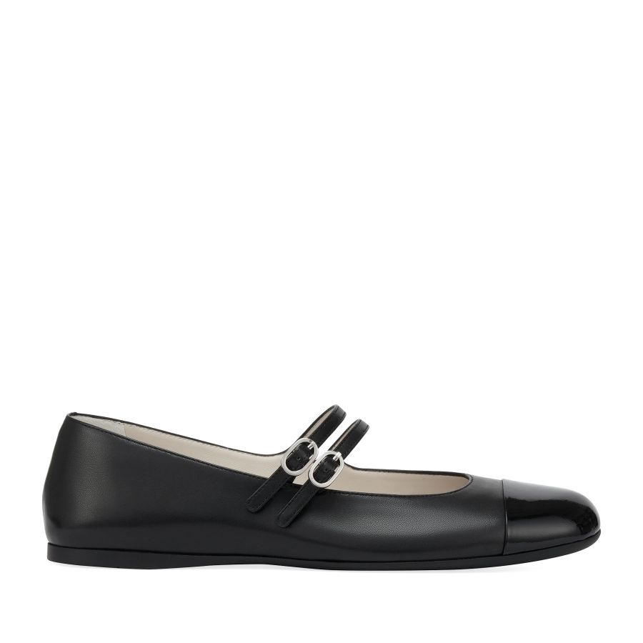 женские балетки Мэри Джейн EKONIKA PREMIUM PM01090CN-03-black-25S, фото 1