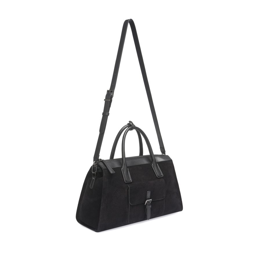 женская сумка-тоут EKONIKA EN39092-1-dk.brown-black-24W, фото 3