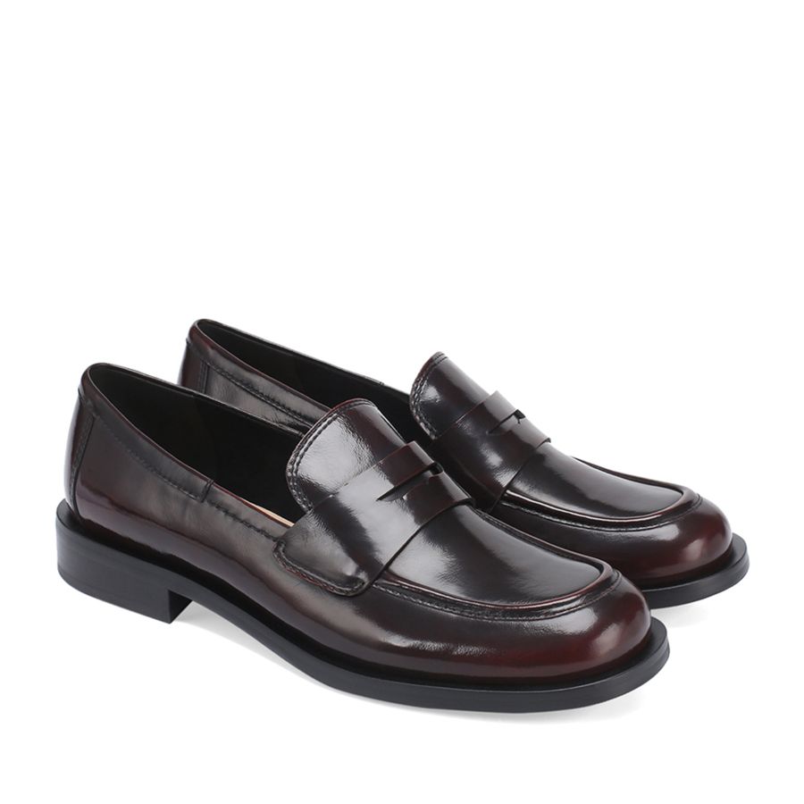 женские демисезонные лоферы EKONIKA EN00922CN-01-dk.bordo-24W, фото 2