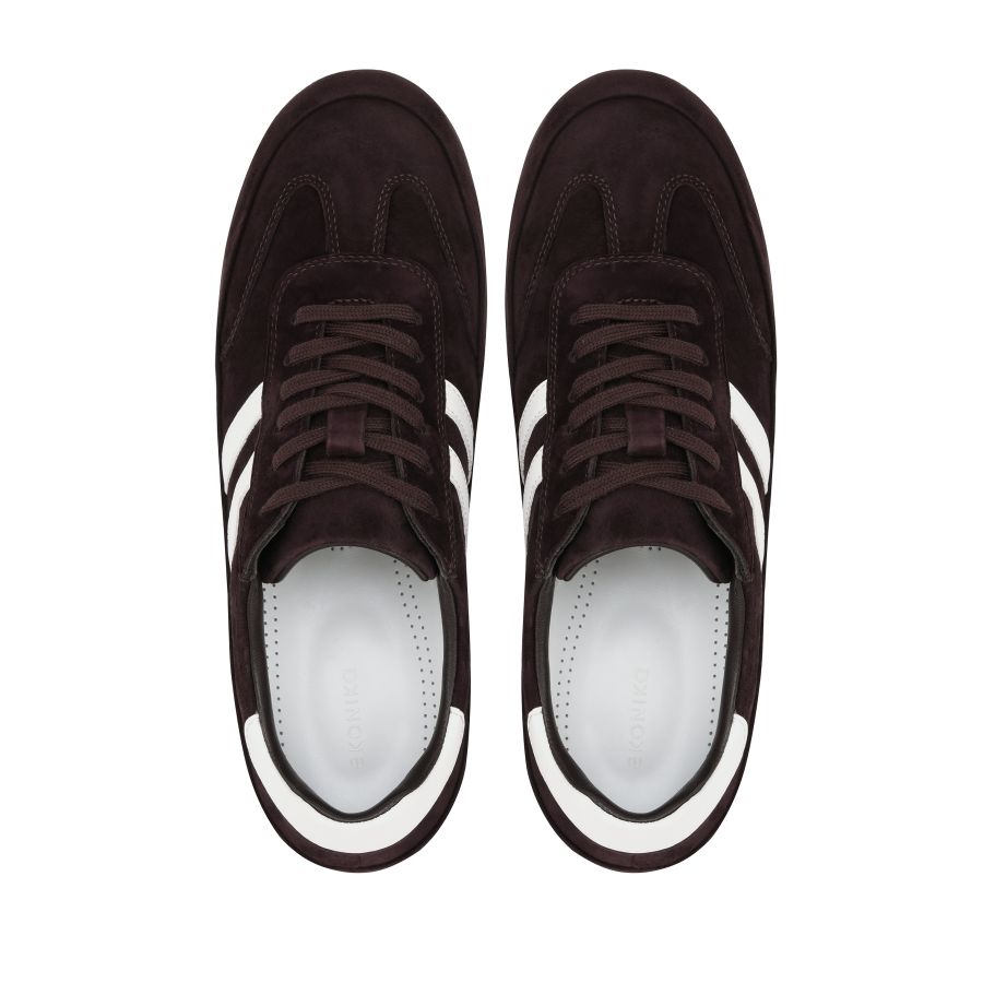 женские демисезонные кеды EKONIKA EN01077CN-06-chocolate-25W, фото 4
