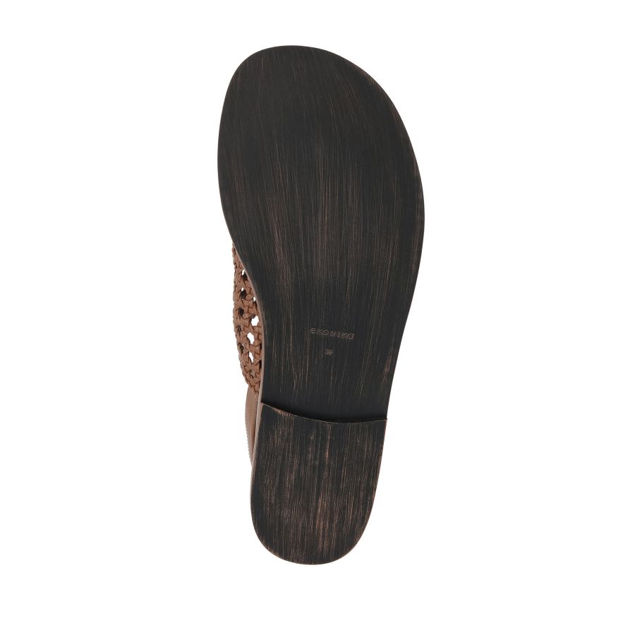 женские летние слингбэки EKONIKA EN01281CN-02-caramel-25S, фото 4