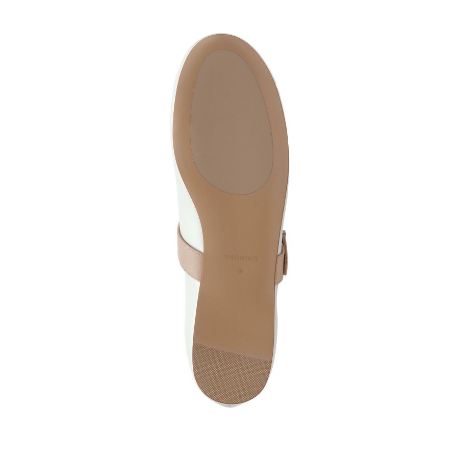 женские балетки Мэри Джейн EKONIKA EN01141CN-01-white-25S, фото 4
