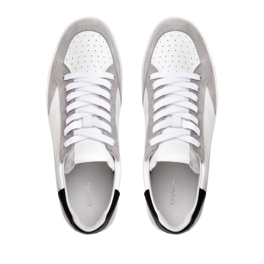 женские летние кеды EKONIKA EN01244TR-01-white-lt.grey-25S, фото 3