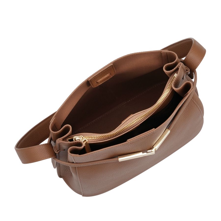женская сумка-хобо EKONIKA EN30224CN-01-caramel-25S, фото 4