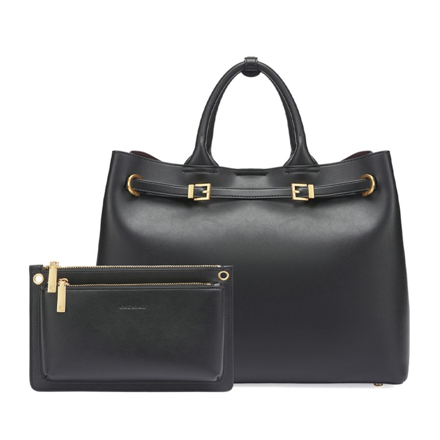 женская сумка-тоут и кошелек (комплект) EKONIKA EN39122-2-black-24W, фото 2