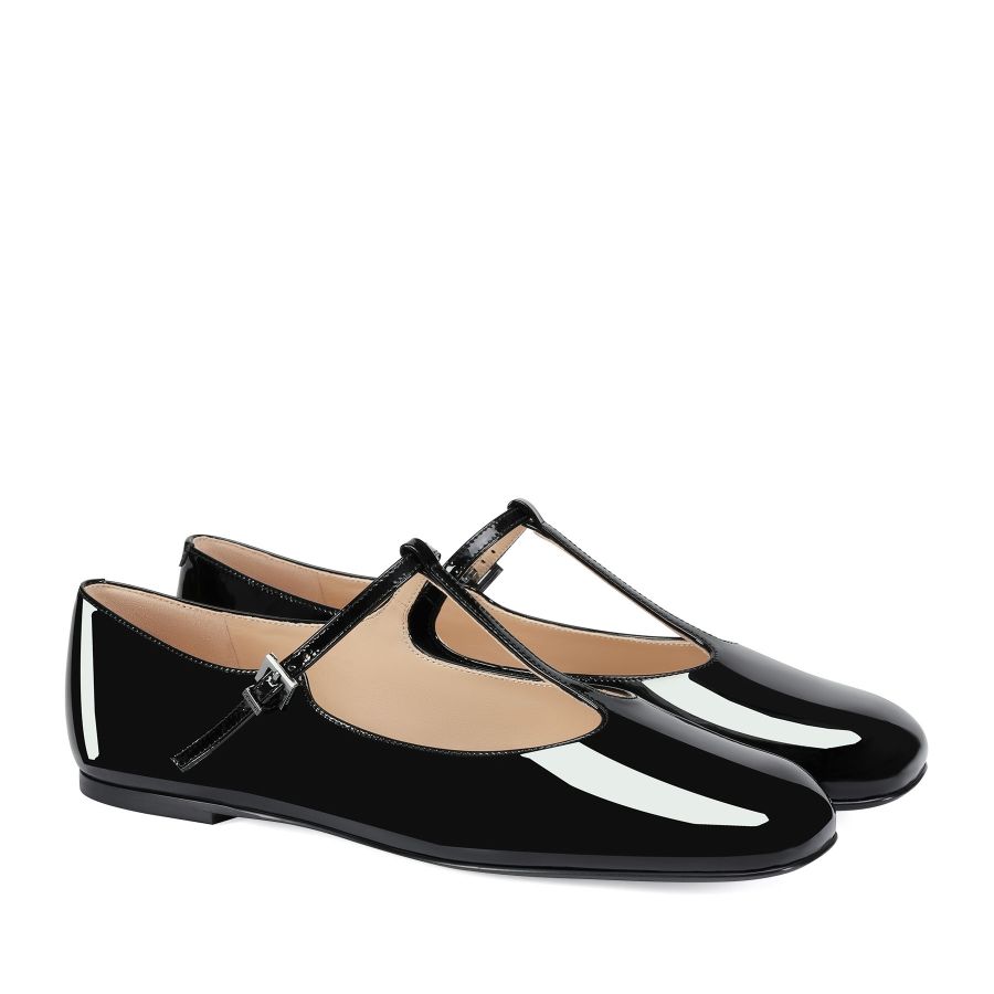 женские балетки Мэри Джейн EKONIKA EN00287CN-09-black-25S, фото 2