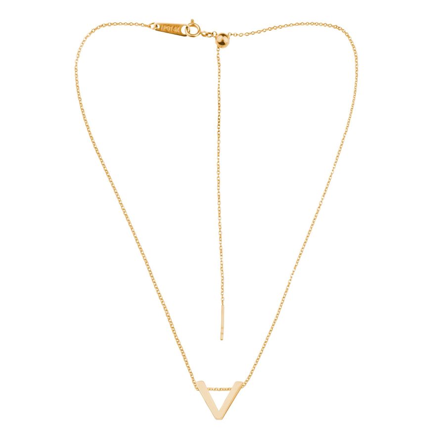 подвеска маленькая буква V EKONIKA EN-V-small-gold-UNI, фото 4