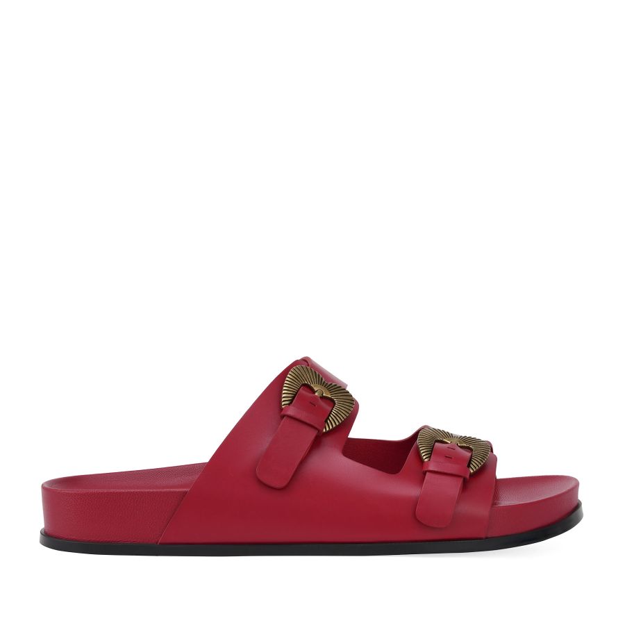 женские летние мюли EKONIKA PREMIUM PM01319CN-10-red-25S, фото 1