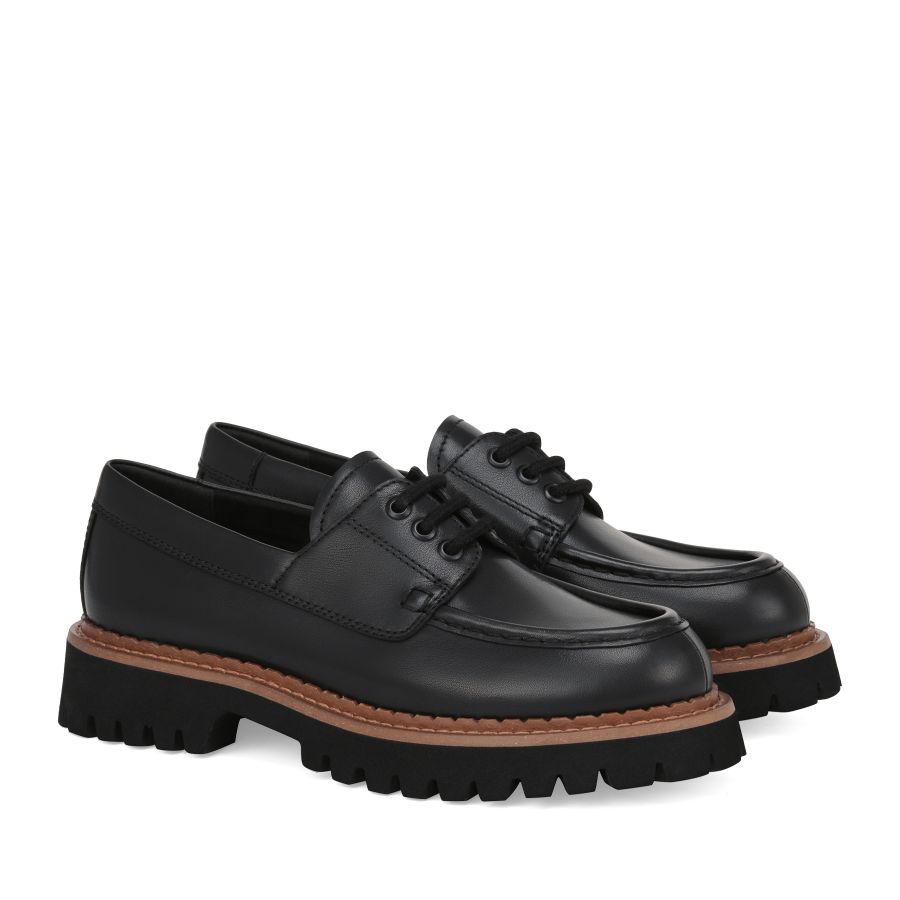 женские демисезонные топсайдеры EKONIKA EN01316CN-01-black-25W, фото 2