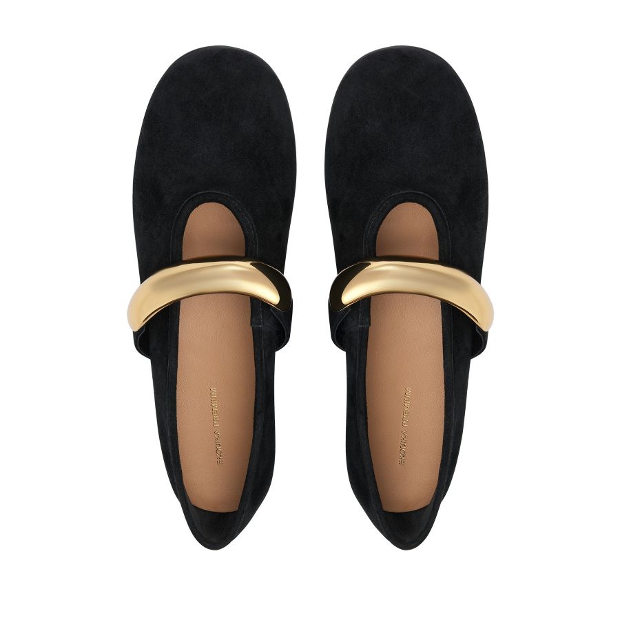 женские балетки Мэри Джейн EKONIKA PREMIUM PM00814CN-06-1-black-25S, фото 3
