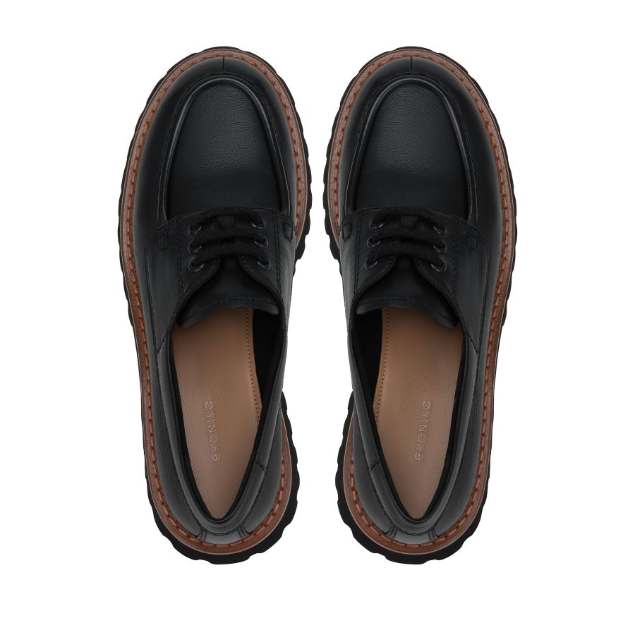 женские демисезонные топсайдеры EKONIKA EN01316CN-01-black-25S, фото 3