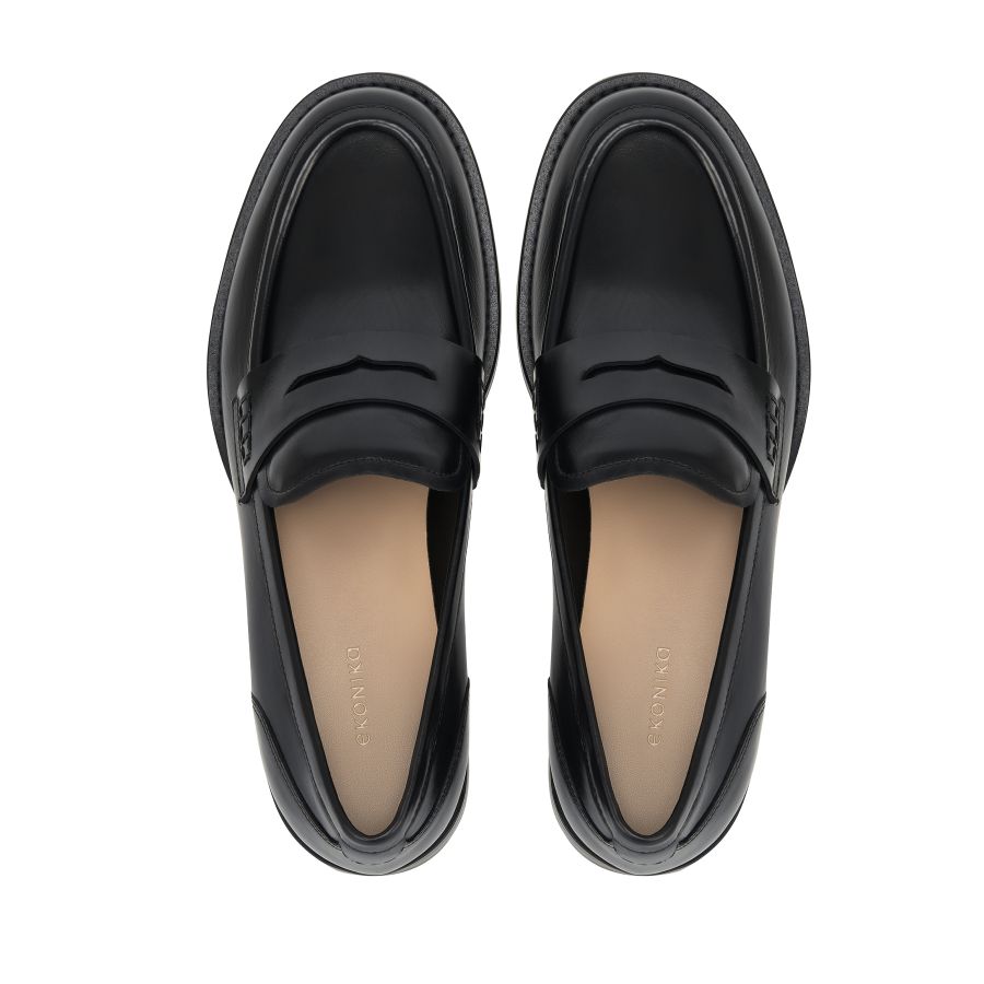 женские демисезонные лоферы EKONIKA EN01448CN-03-black-25W, фото 3