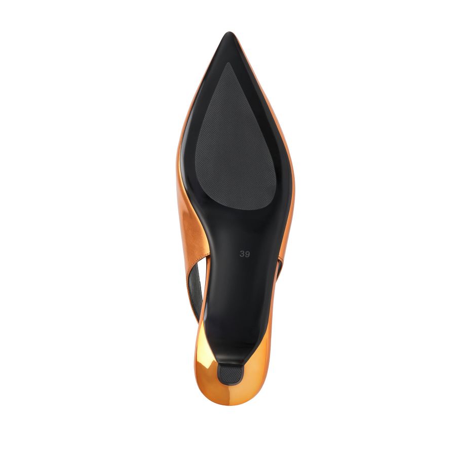 женские туфли слингбэки PORTAL PL01214CN-02-copper-25S, фото 4