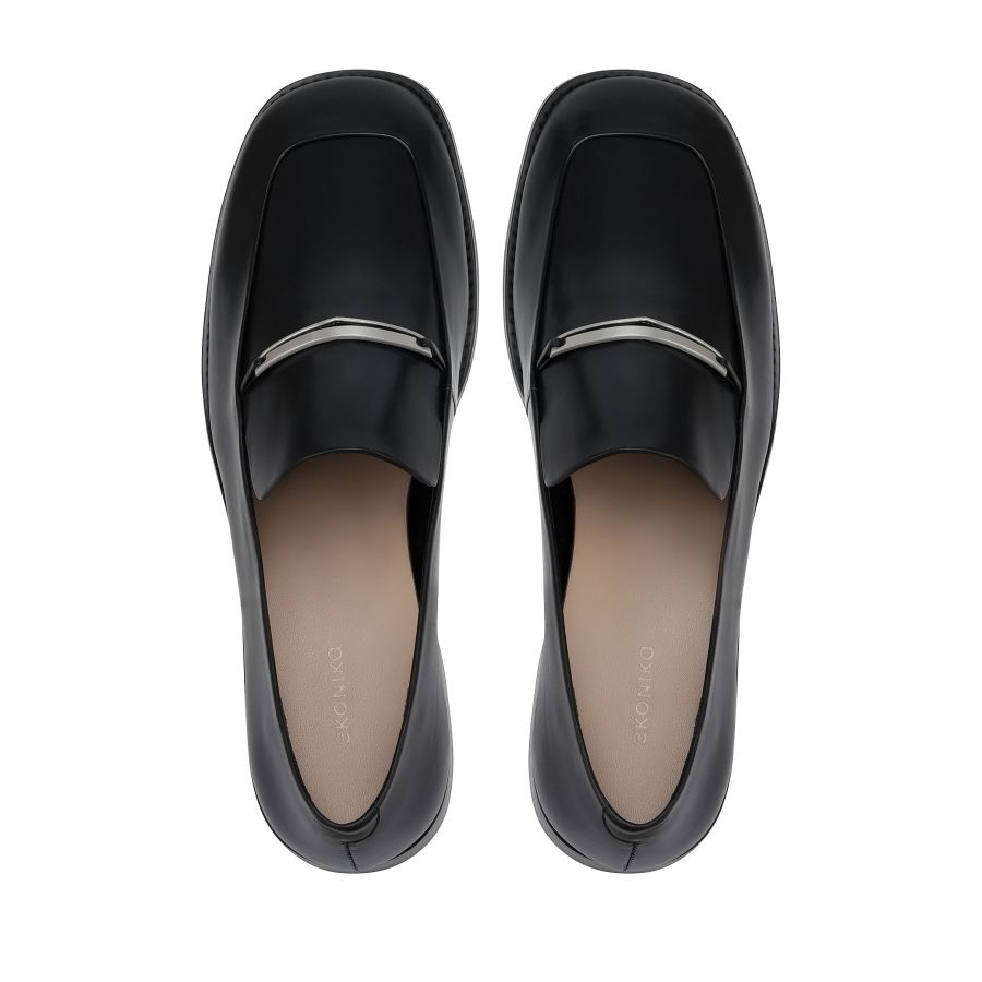 женские демисезонные лоферы EKONIKA EN01130CN-02-black-25S, фото 3